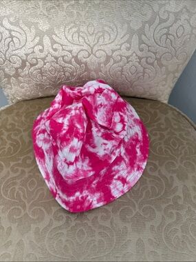 Kids Pink Tie-Dye Bucket Hat - Brand